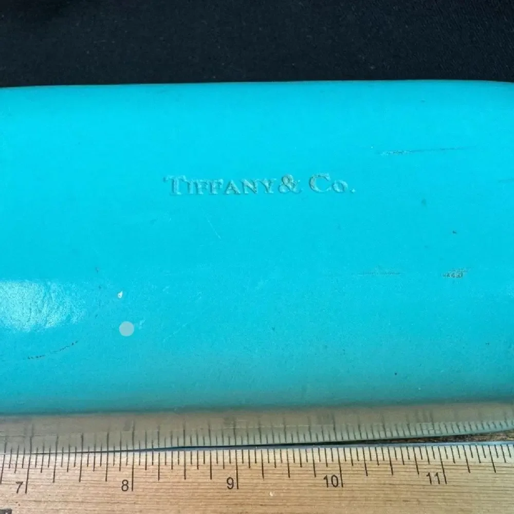 Authentic TIFFANY AND CO HARD SHELL EYEGLASS CASE